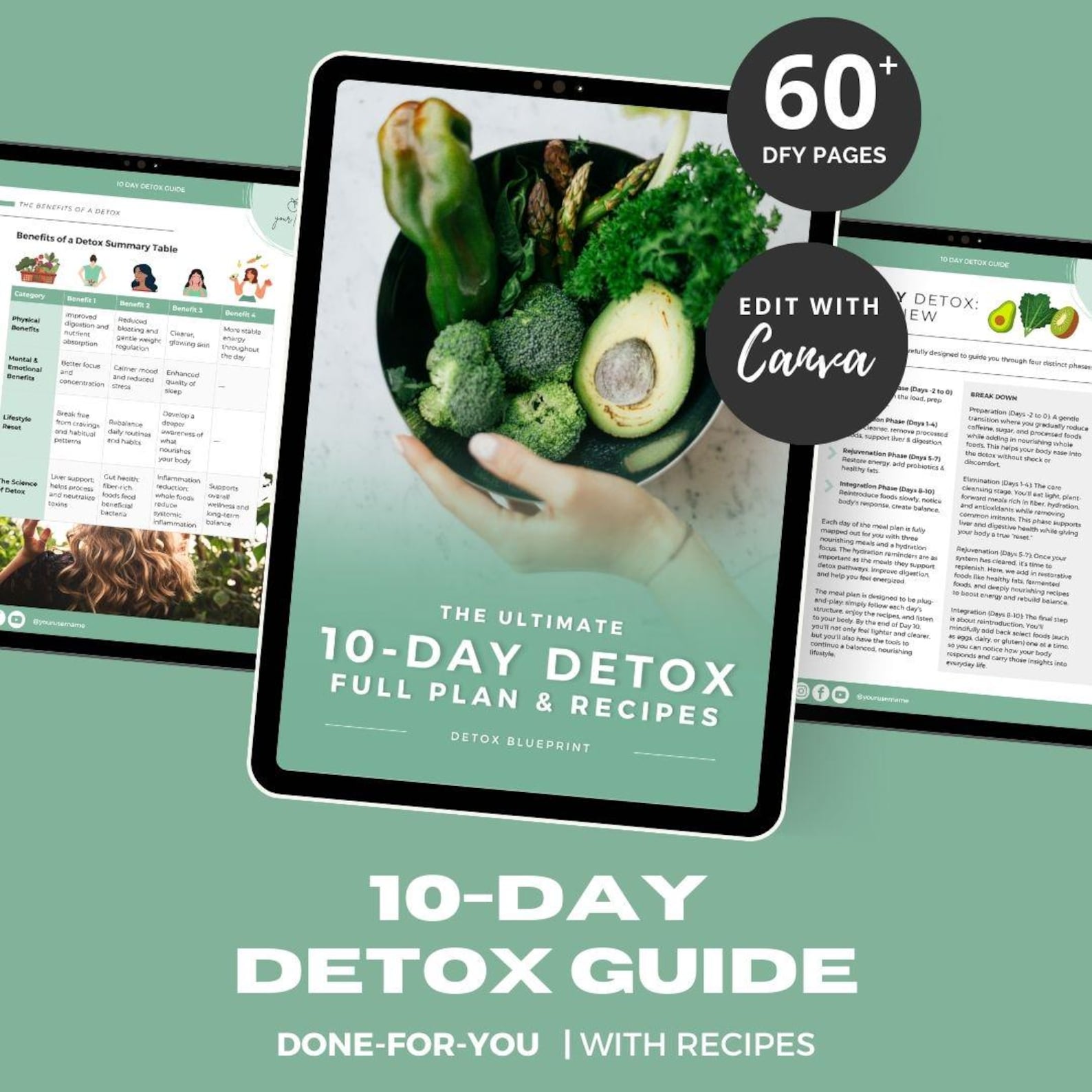 The Ultimate 10-Day Detox: Full Plan and Recipes ebook cover